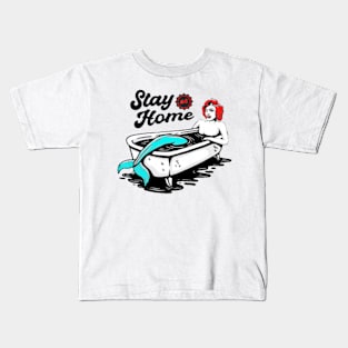 Stay At Home Design Gifts Kids T-Shirt